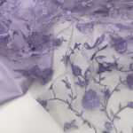 Сетка стрейч однотон Лаванда
