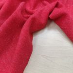 Трикотаж-Люрекс Однотонный Красный